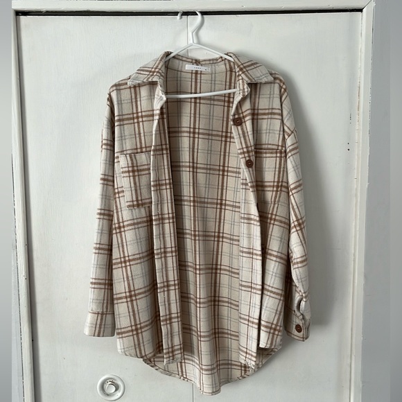 Plaid Shacket - Picture 1 of 3